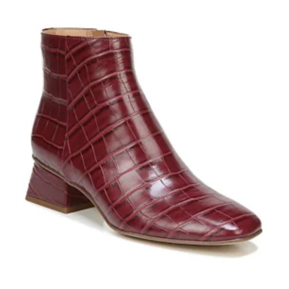 Circus by Sam Edelman Red Daysi Kitten Block-Heel Booties